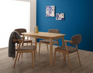 【新商品】組立設置付き 北欧スタイルダイニング OLIK オリック 5点セット(テーブル+チェア4脚) W115 送料無料