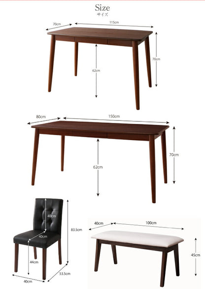 【新商品】組立設置付き さっと拭ける PVCレザーダイニング fassio ファシオ ダイニングテーブル W150 送料無料