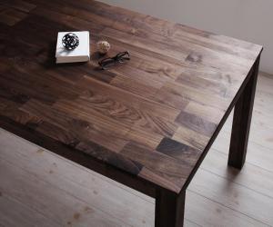 【新商品】総無垢材ワイドダイニング Cursus クルスス ダイニングテーブル ウォールナット W160 送料無料