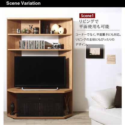 【新商品】ハイタイプコーナーテレビボード Nova-next ノヴァネクスト 送料無料