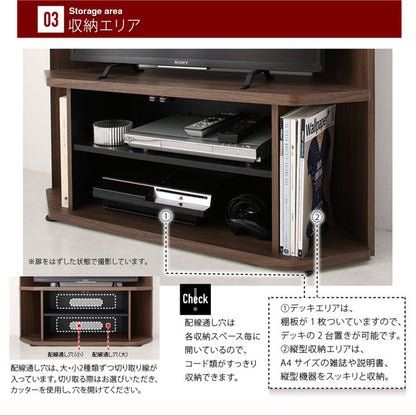 【新商品】ハイタイプコーナーテレビボード Nova-next ノヴァネクスト 送料無料