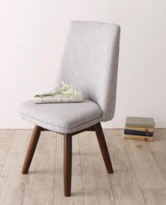 【新商品】組立設置付き 北欧スタイル　回転チェア　ダイニング TOLV トルブ ダイニングチェア 2脚組 ブラウン 送料無料