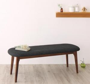 【新商品】組立設置付き 北欧スタイル　回転チェア　ダイニング TOLV トルブ ベンチ ブラウン 2P 送料無料