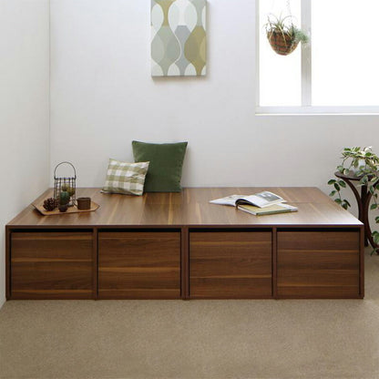 【新商品】組立設置付き 布団で寝られる大容量収納ベッド Semper センペール ベッドフレームのみ 引出し4杯 ハイタイプ シングル 送料無料