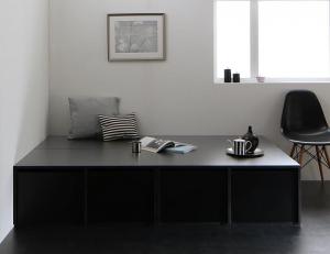 【新商品】組立設置付き 衣装ケースも入る大容量デザイン収納ベッド SCHNEE シュネー ベッドフレームのみ 引出し4杯 シングル 送料無料