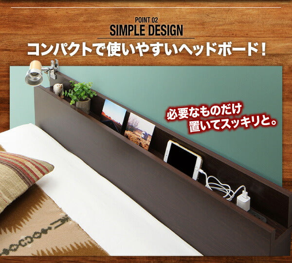 【新商品】組立設置付 アウトドア収納跳ね上げベッド Matterhorn マッターホルン マルチラススーパースプリングマットレス付き セミダブル 深さラージ 送料無料