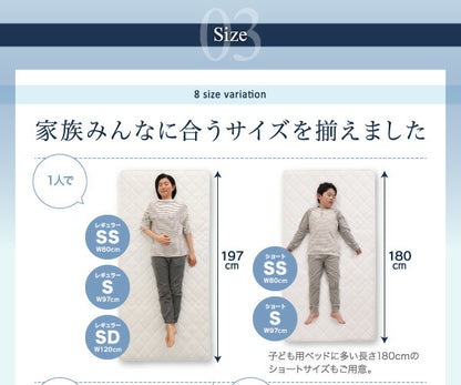 【新商品】折りたたんで収納できる ポケットコイル入り 快眠 敷布団マットレス 薄型・軽量・高通気 EVA Air エヴァ エアー キング レギュラー丈 送料無料