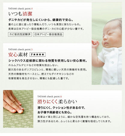 お客様組立 美草・日本製 小上がりにもなるモダンデザイン畳収納ベッド 花水木 ハナミズキ ワイド 40mm厚 シングル 送料無料