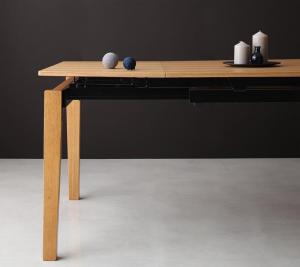 【新商品】組立設置付き デザイナーズテイスト 北欧モダンダイニングセット CHESCA チェスカ ダイニングテーブル W140-240 送料無料