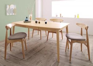 【新商品】組立設置付き 北欧スタイル ダイニング Laurel ローレル 5点セット(テーブル+チェア4脚) W150 送料無料