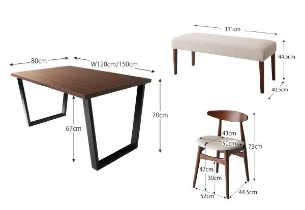 【新商品】組立設置付き ヴィンテージテイスト スチール脚ダイニングセット NIX ニックス 5点セット(テーブル+チェア4脚) W120 送料無料