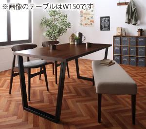 【新商品】組立設置付き ヴィンテージテイスト スチール脚ダイニングセット NIX ニックス 4点セット(テーブル+チェア2脚+ベンチ1脚) W120 送料無料