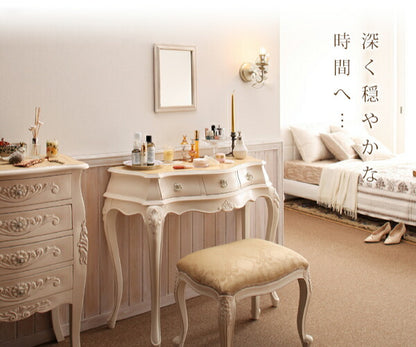 【新商品】アンティーク調クラシックリビングシリーズ Francoise フランソワーズ スツール 1P 送料無料