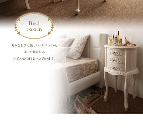 【新商品】アンティーク調クラシックリビングシリーズ Francoise フランソワーズ サイドテーブル 直径60 送料無料