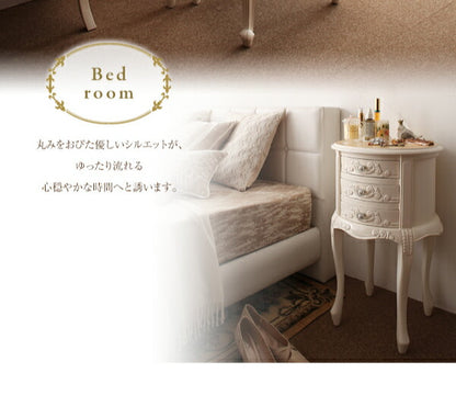 【新商品】アンティーク調クラシックリビングシリーズ Francoise フランソワーズ サイドテーブル 直径60 送料無料