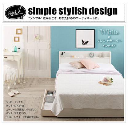 工具いらずの組み立て・分解簡単収納ベッド Lacomita ラコミタ ラテックス入り国産ポケットコイルマットレス付き シングル 送料無料