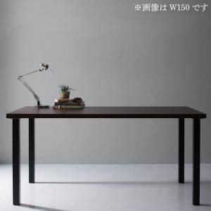 【新商品】組立設置付き 天然木天板 スチール脚 モダンデザインテーブル Gently ジェントリー ブラウン ストレート脚 W120 送料無料