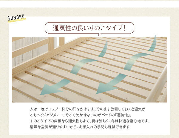 くつろぎ空間ハンモック付ロフトベッド Hammox ハンモックス シングル 送料無料
