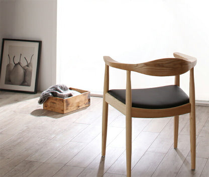 【新商品】天然木オーク無垢材 北欧デザイナーズ ダイニングセット C.K. シーケー ダイニングチェア 2脚組 送料無料