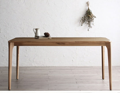 天然木オーク無垢材 北欧デザイナーズ ダイニングセット C.K. シーケー 3点セット(テーブル+チェア2脚) W150 送料無料