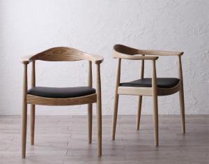 【新商品】天然木オーク無垢材 北欧デザイナーズ ダイニングセット C.K. シーケー ダイニングチェア 2脚組 送料無料