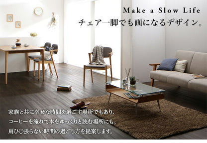 【新商品】組立設置付き 天然木オーク無垢材 北欧ダイニングセット The North ザ・ノース ダイニングテーブル W150 送料無料