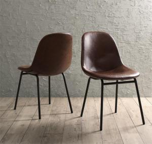 【新商品】天然木パイン無垢材ヴィンテージデザインダイニング Liage リアージュ ダイニングチェア 2脚組 送料無料