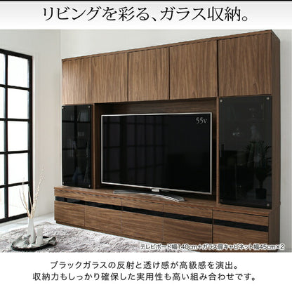 【新商品】ハイタイプテレビボードシリーズ Glass line グラスライン キャビネット 家電収納 送料無料