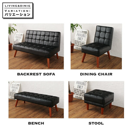 【新商品】組立設置付き 古木風 ヴィンテージ カフェスタイル リビングダイニング TOLD トルド 4点セット(テーブル+ソファ1脚+アームソファ1脚+チェア1脚) 左アーム W150 送料無料