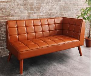 【新商品】古木風 ヴィンテージ アメリカンスタイル リビングダイニング 99 ダブルナイン ダイニングソファ 左アーム 2P 送料無料