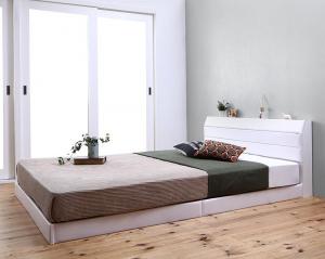 【新商品】親子で寝られる棚・コンセント付きレザー連結ベッド Familiena ファミリーナ 国産ボンネルコイルマットレス付き シングル 送料無料