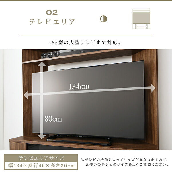 【新商品】大型テレビ対応ハイタイプコーナーテレビボード city angle シティアングル 送料無料