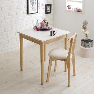 【新商品】組立設置付き カワイイテイスト ダイニング Lauren ローレン 2点セット(テーブル＋チェア1脚) W68 送料無料