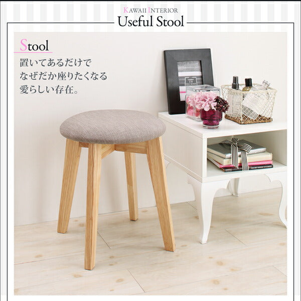 【新商品】組立設置付き カワイイテイスト ダイニング Lauren ローレン ダイニングテーブル W68 送料無料