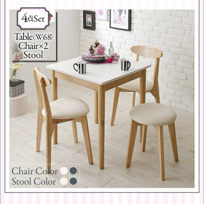 【新商品】組立設置付き カワイイテイスト ダイニング Lauren ローレン ダイニングチェア 1脚 送料無料