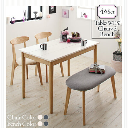 【新商品】組立設置付き カワイイテイスト ダイニング Lauren ローレン ダイニングテーブル W115 送料無料