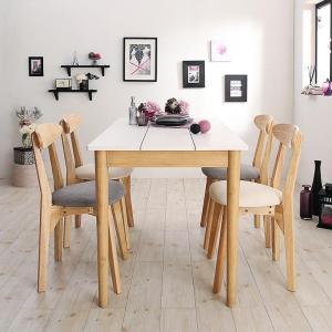 【新商品】組立設置付き カワイイテイスト ダイニング Lauren ローレン 5点セット(テーブル+チェア4脚) W115 送料無料