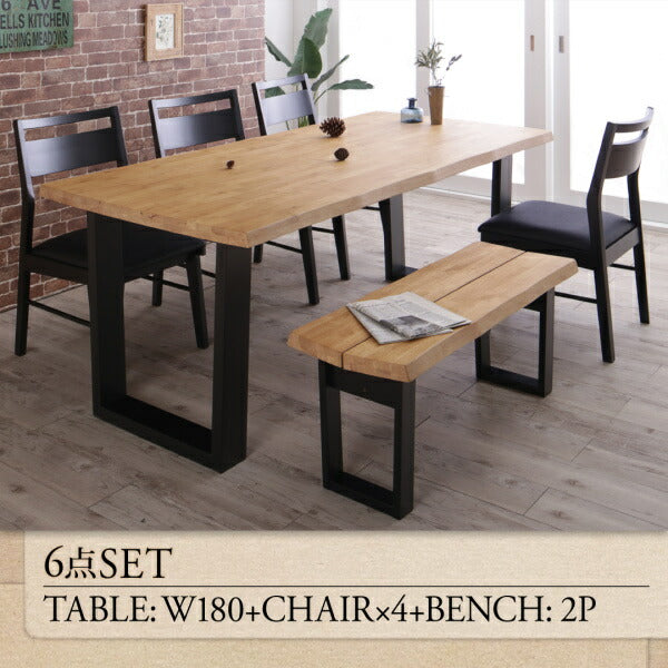 【新商品】天然木無垢材ヴィンテージデザインダイニング NELL ネル ダイニングテーブル W140 送料無料