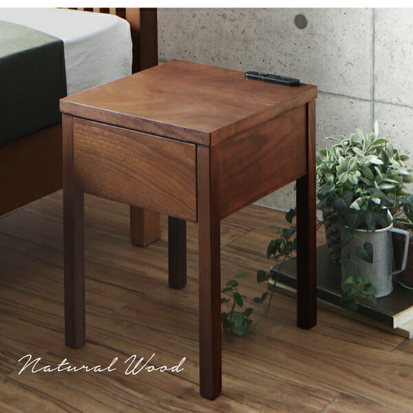 【新商品】コンセント・引き出し付き脚デザインナイトテーブル NORN ノルン W30 送料無料 - 【公式】allecore(アレコレ) 家具インテリア・生活雑貨のオンライン通販