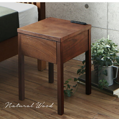 【新商品】コンセント・引き出し付き脚デザインナイトテーブル NORN ノルン W30 送料無料 - 【公式】allecore(アレコレ) 家具インテリア・生活雑貨のオンライン通販