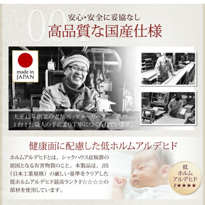 【新商品】お客様組立 国産跳ね上げ収納ベッド Regless リグレス 薄型プレミアムボンネルコイルマットレス付き 横開き セミダブル 深さレギュラー 送料無料