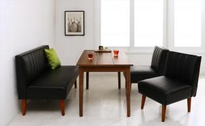 【新商品】組立設置付き モダンデザインレザーソファ リビングダイニングセット ZLIVE ジライブ 4点セット(テーブル+2Pソファ1脚+1Pソファ2脚) W115 送料無料