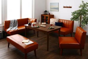 【新商品】組立設置付き モダンデザインレザーソファ リビングダイニングセット ZLIVE ジライブ 5点セット(テーブル+2Pソファ1脚+アームソファ1脚+1Pソファ1脚+ベンチ1脚) 左アーム W115 送料無料