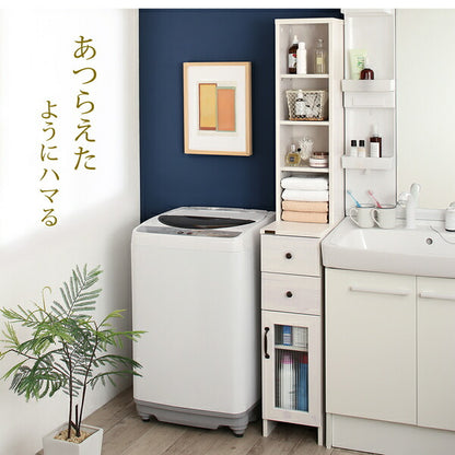 【新商品】キッチンでも洗面所でも使える木目調すきま収納ラック Apol アポル 幅30 送料無料