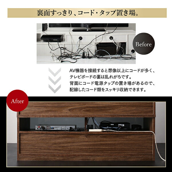 【新商品】ミドルタイプテレビボードシリーズ city sign シティサイン 2点セット(テレビボード+キャビネット) 木扉 送料無料