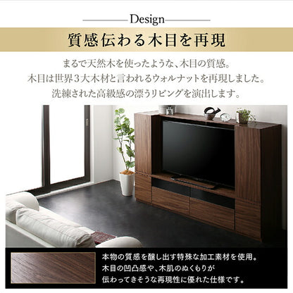 【新商品】ミドルタイプテレビボードシリーズ city sign シティサイン 2点セット(テレビボード+キャビネット) 木扉 送料無料