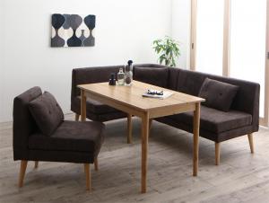 【新商品】北欧デザインソファ リビングダイニングセット SLIVE スライブ 4点セット(テーブル＋2Pソファ1脚+アームソファ1脚＋1Pソファ1脚) 左アーム W115 送料無料