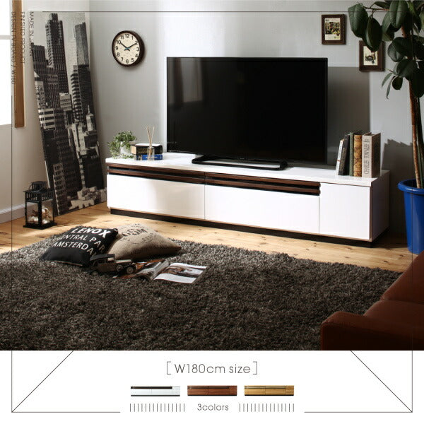 【新商品】国産完成品デザインテレビボード Willy ウィリー 180cm 送料無料