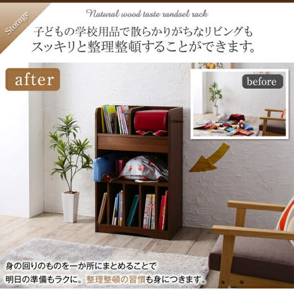 【新商品】リビングカラ－ワイドランドセルラック Estudy エスタディ 送料無料