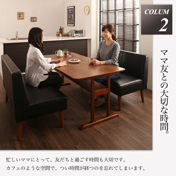 【新商品】組立設置付き ファミリー向け 棚付き ソファダイニングセット Galdy ガルディ ダイニングテーブル W120 送料無料